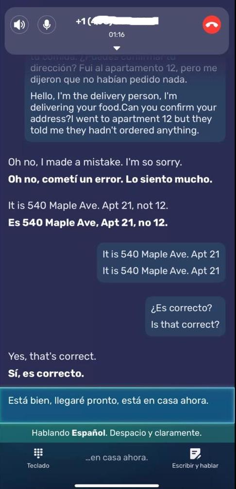 Phone Call Translation