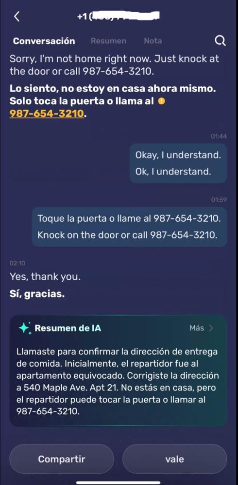 AI Call Summary