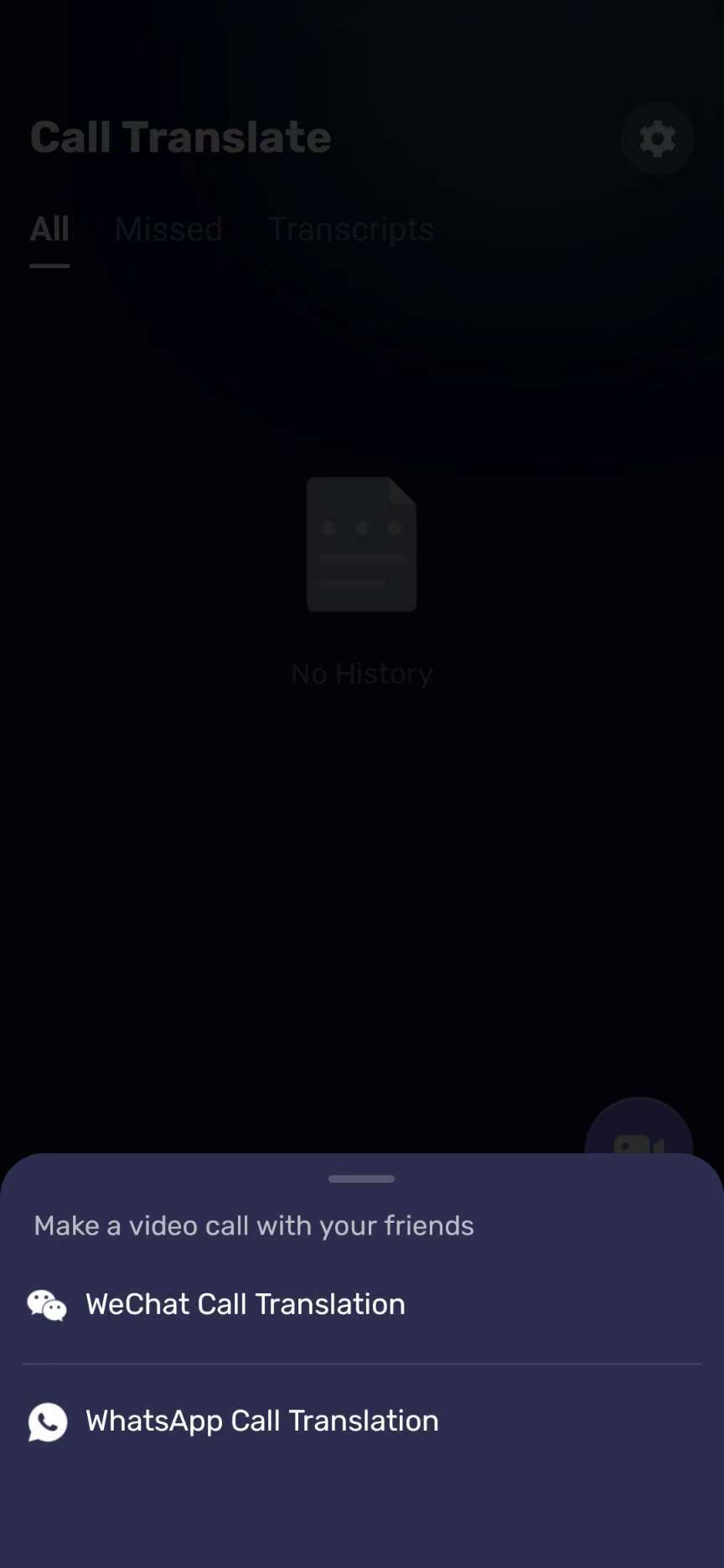Enable Video Call Translation