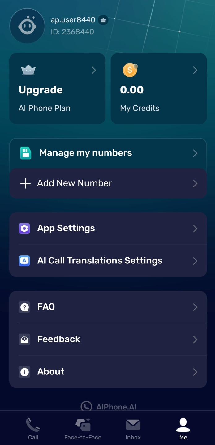 Add a New Phone Number