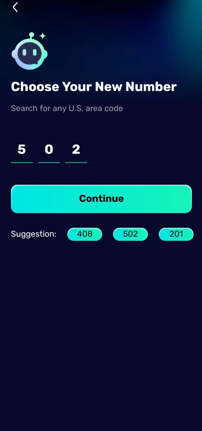 Choose your phone number