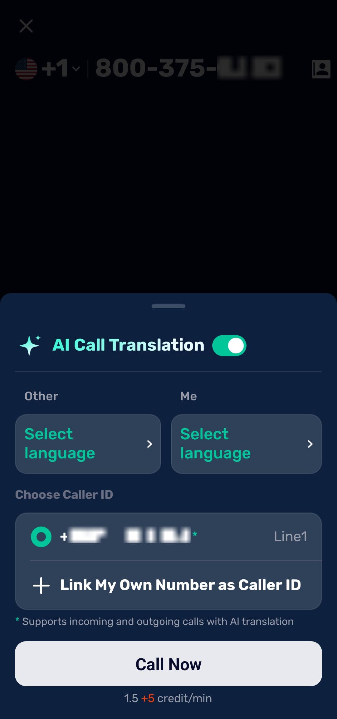 enable call translation