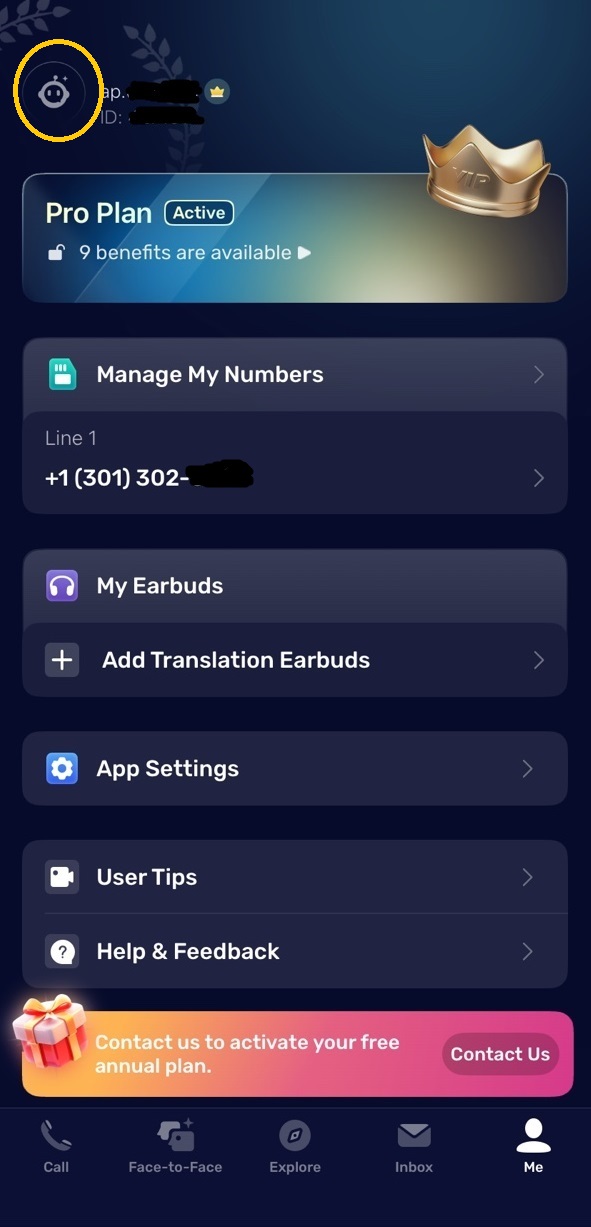 AI Phone link phone number 01