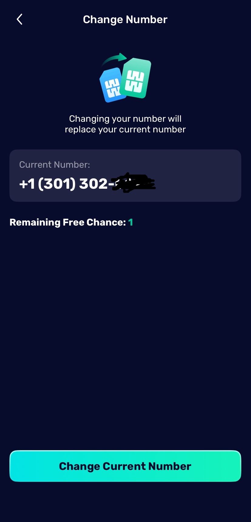 Change Second Number