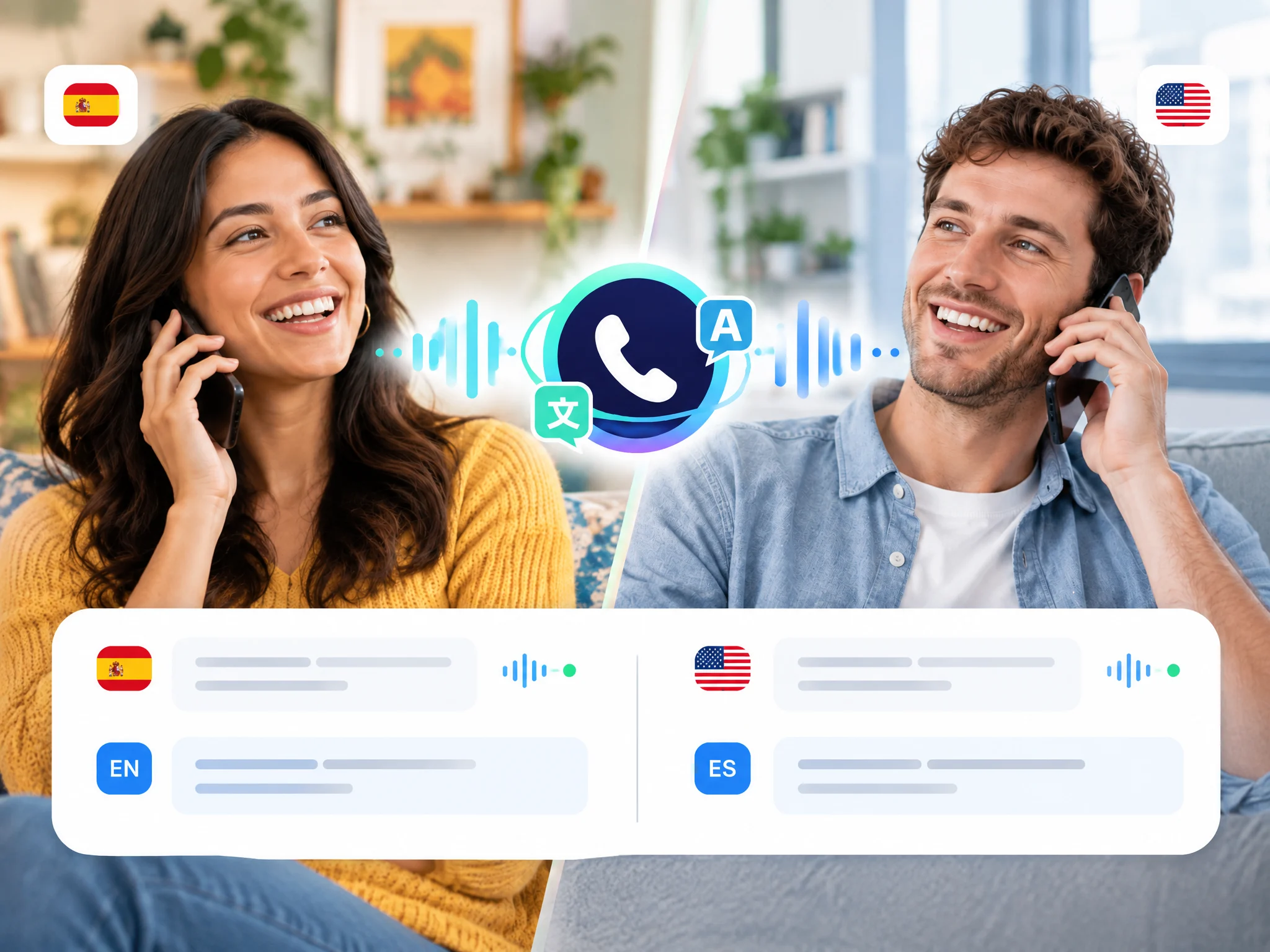 Call and translate